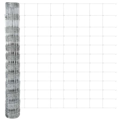 Ограда с пост Сребрист 1,2 x 25 m Стомана