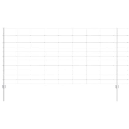 Ограда с пост Сребрист 1,2 x 25 m Стомана