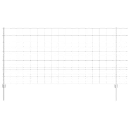 Ограда с пост Сребрист 1,2 x 25 m Стомана
