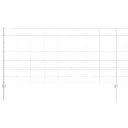 Ограда с пост Сребрист 1,2 x 25 m Стомана