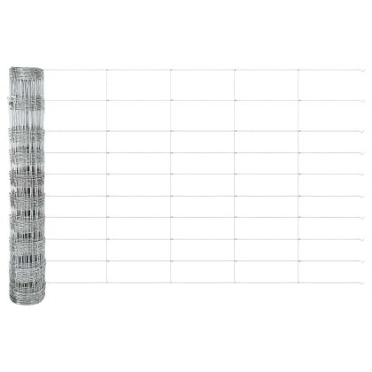 Ограда с пост Сребрист 1 x 50 m Стомана