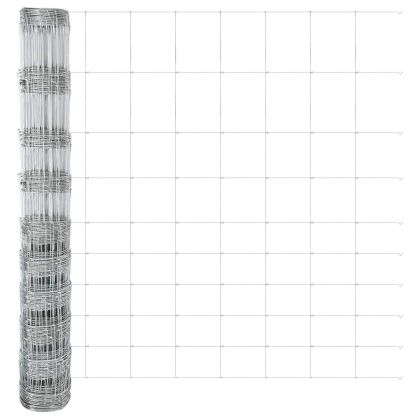 Ограда с пост Сребрист 1,2 x 50 m Стомана