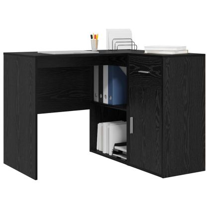 Ъглово бюро с чекмедже Черния дъб 102 x 88 x 75 см