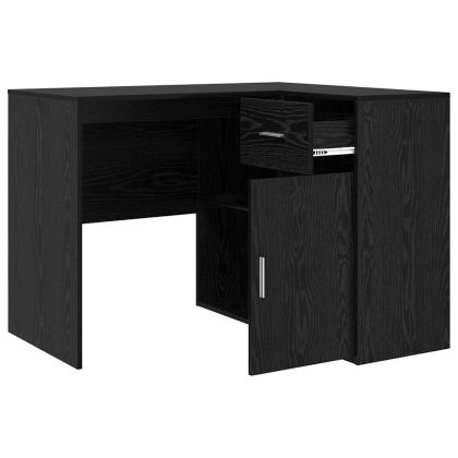 Ъглово бюро с чекмедже Черния дъб 102 x 88 x 75 см