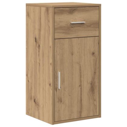 Ъглово бюро с чекмедже с рафт с врата Дъб 102 x 88 x 75 см