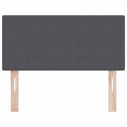 LED глава с LED ленти с таблото Тъмен сив 90 cm Кордюрова тъкан