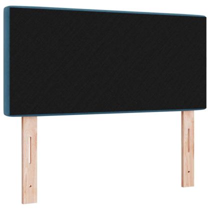 LED глава с LED ленти с таблото Тъмен син 90 cm Кадифе