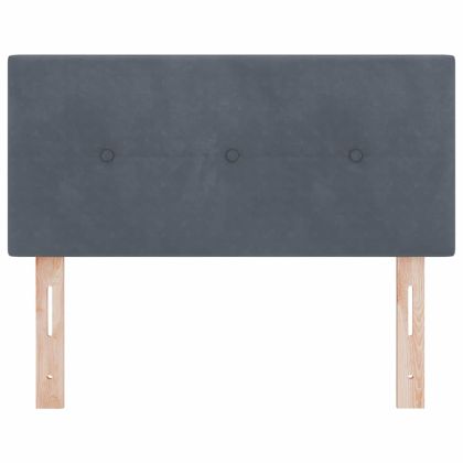 LED глава с LED ленти Сив 90 cm Кадифе