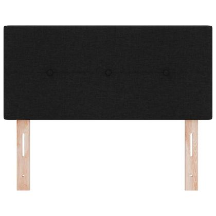 LED глава с LED ленти с таблото Черен 100 cm текстил