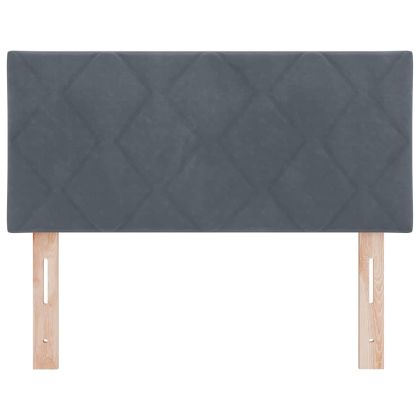 LED глава Тъмен сив 90 cm Кадифе