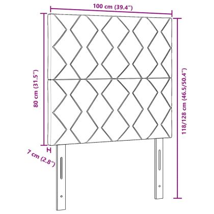 LED глава Синьо 100 cm текстил