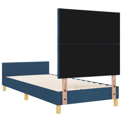 Рамка за легло с таблото Синьо 100 x 200 cm текстил