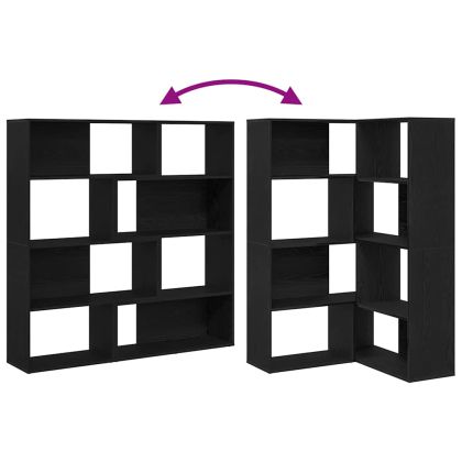 Гардероб 2 pcs Черния дъб 85 x 85 x 140 см Инженерно дърво