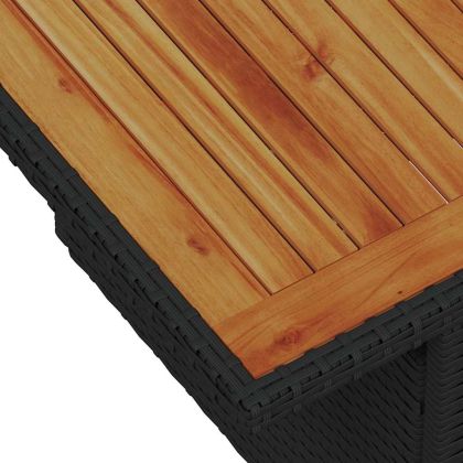 Комплект за хранене в градината 10 pcs Черен и кафяв