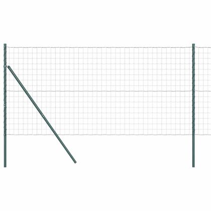 Ограда с пост Зелен 1,2 x 10 m Стомана