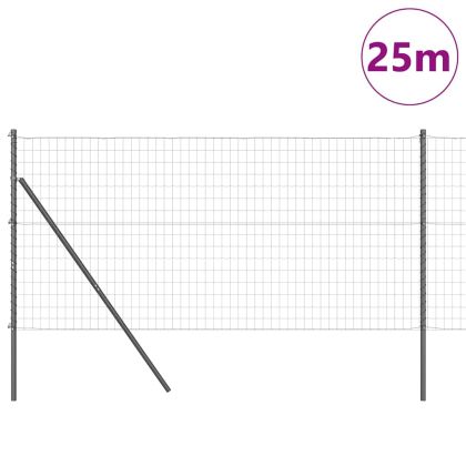 Фиксация на терен - сварено мрежа 25 x 1,2 м (Ш x В)