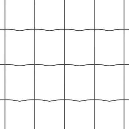 Ограда с пост Сив 1,2 x 10 m Стомана