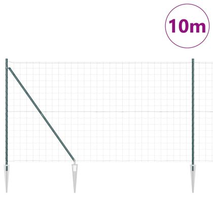 Заварена мрежа с шипове 10 x 1,6 м (Ш x В)