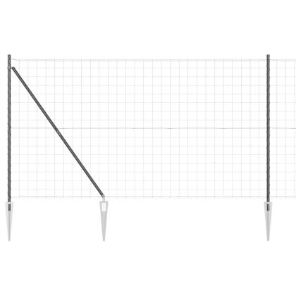 Заварена мрежа с шипове 10 x 1,6 м (Ш x В)