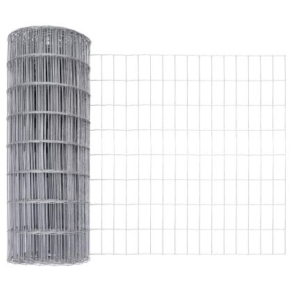 Ограда с пост Сребрист 1 x 25 m Стомана