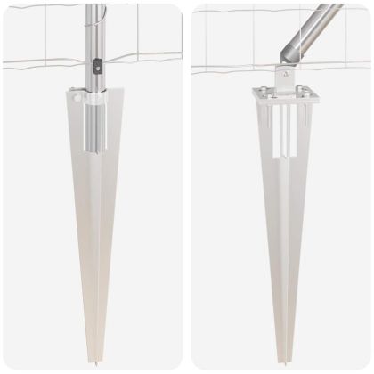 Ограда с пост Сребрист 0,4 x 10 м Стомана