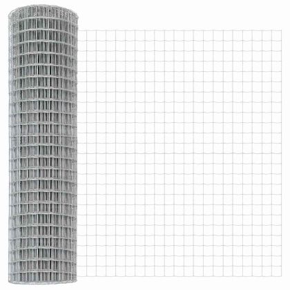 Ограда с пост Сребрист 1,2 x 10 m Стомана