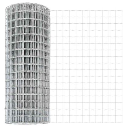 Ограда с пост Сребрист 1,4 x 10 m Стомана