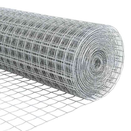 Ограда с пост Сребрист 1,4 x 10 m Стомана