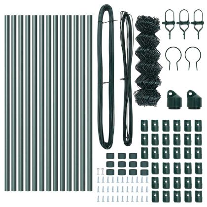 Стълб за ограда. Зелен