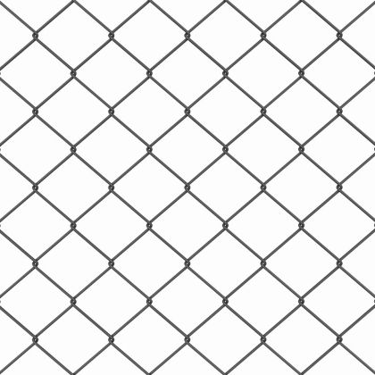 Стълб за ограда. Сив 25 x 0,6 м (месинговата мрежа 40 x 40 мм)