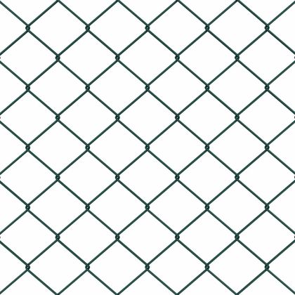 Стълб за ограда. Зелен 10 x 0,6 м (мрежа 40 x 40 мм)