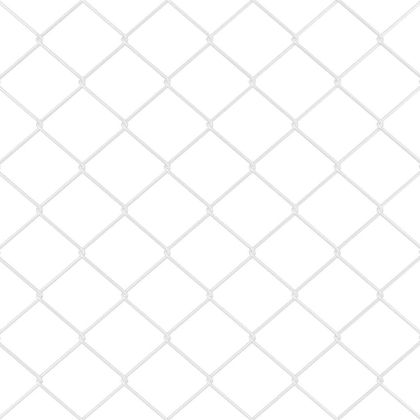 Стълб за ограда. Сребрист 10 x 0,6 м (мрежа 40 x 40 мм) Стомана