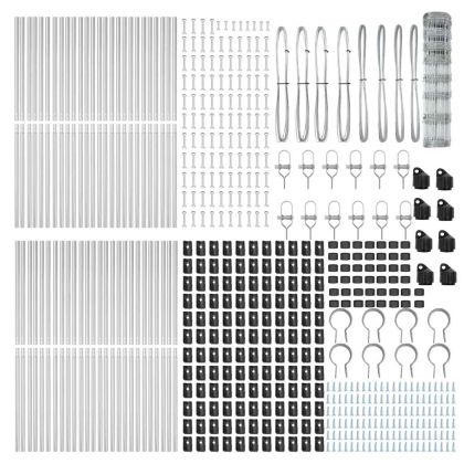 Стълб за ограда. Галванизирана 100 x 1 м Стомана