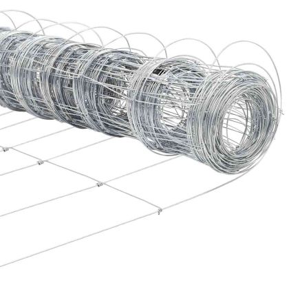 Заварена мрежа с шипове 50 x 1 m Поцинкована стомана Сребристо