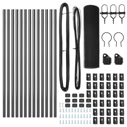 Стълб за ограда. Сив