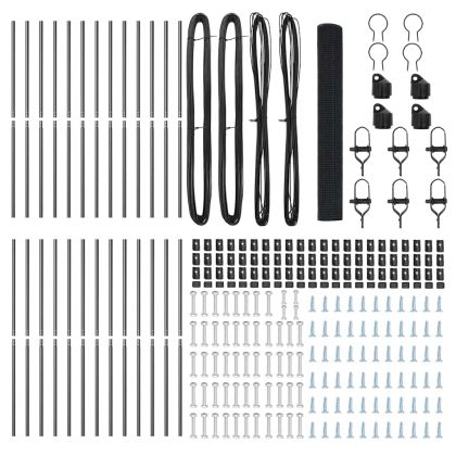 Стълб за ограда. Сив