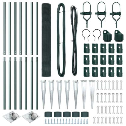 Стълб за ограда. Зелен 10 x 1,4 м (мрежа 12 x 12 мм)