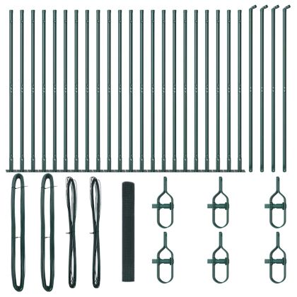 Стълб за ограда. Зелен 50 x 1,2 м (25 x 25 мм мрежа)