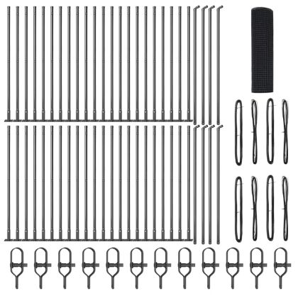 Стълб за ограда. Сив 100 x 0,4 м (мрежа 16 x 16 мм)