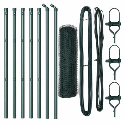 Стълб за ограда. Зелен