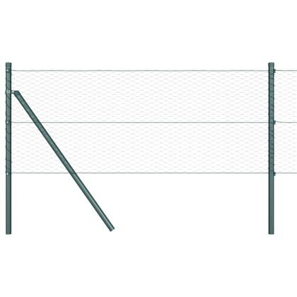 Стълб за ограда. Зелен