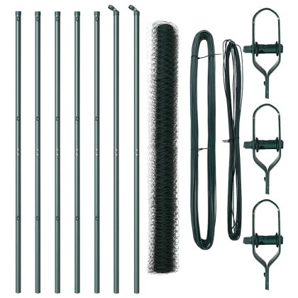 Стълб за ограда. Зелен