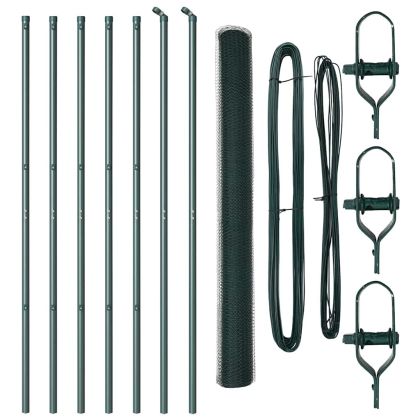 Стълб за ограда. Зелен