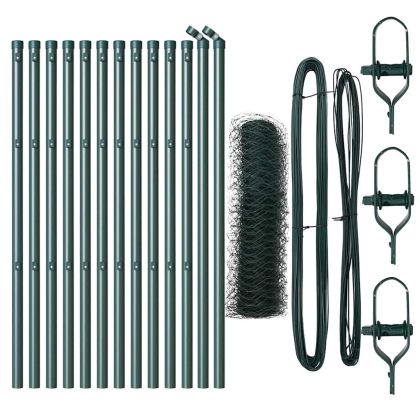 Стълб за ограда. Зелен