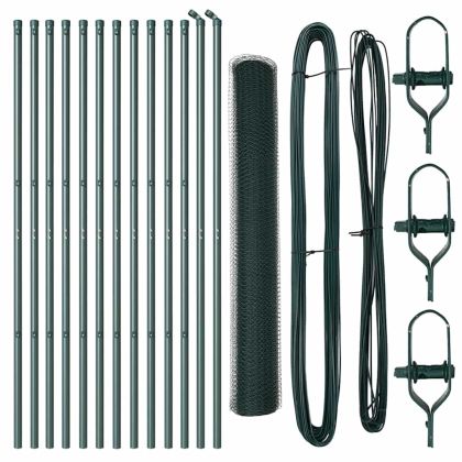 Стълб за ограда. Зелен