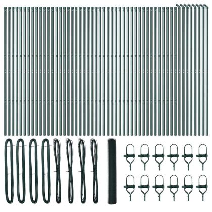 Стълб за ограда. Зелен