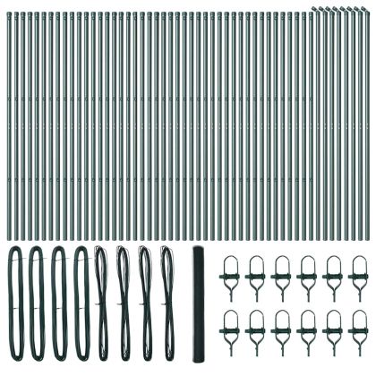 Стълб за ограда. Зелен