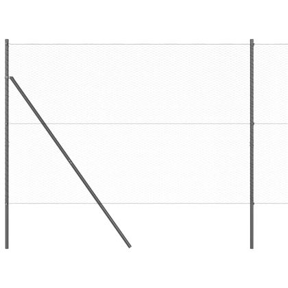 Стълб за ограда. Сив