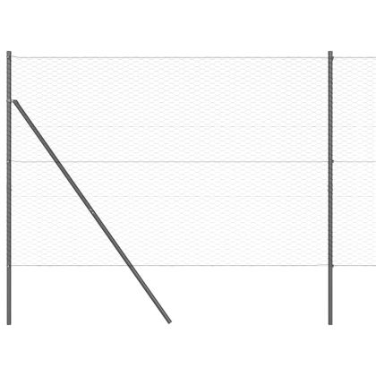 Стълб за ограда. Сив