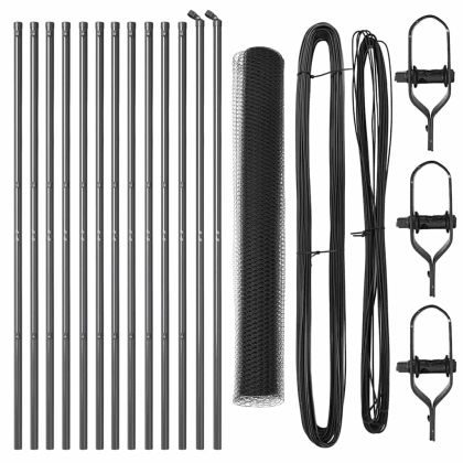 Стълб за ограда. Сив